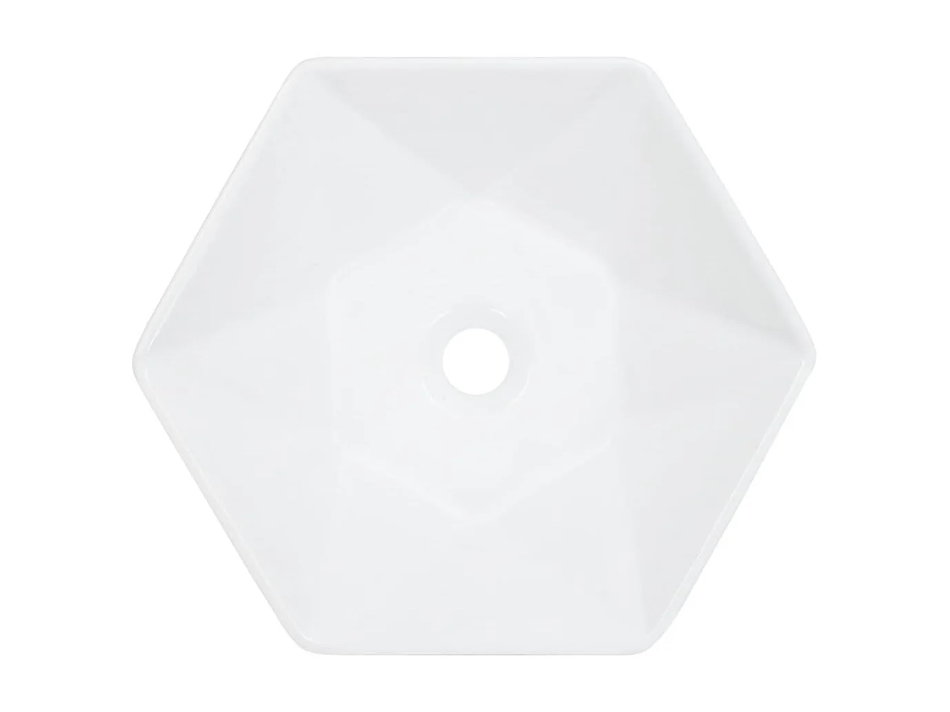 Lavabo 41x36,5x12 cm cerámica blanco ES66311