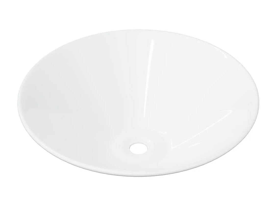 Lavatórios 2 pcs 42x42x14 cm cerâmica branco PT486655