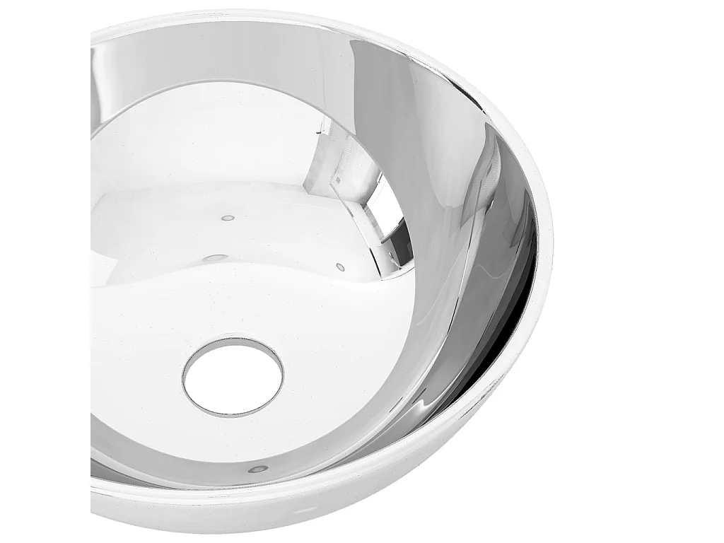 Lavabo de cerámica plateado 28x10 cm ES66577