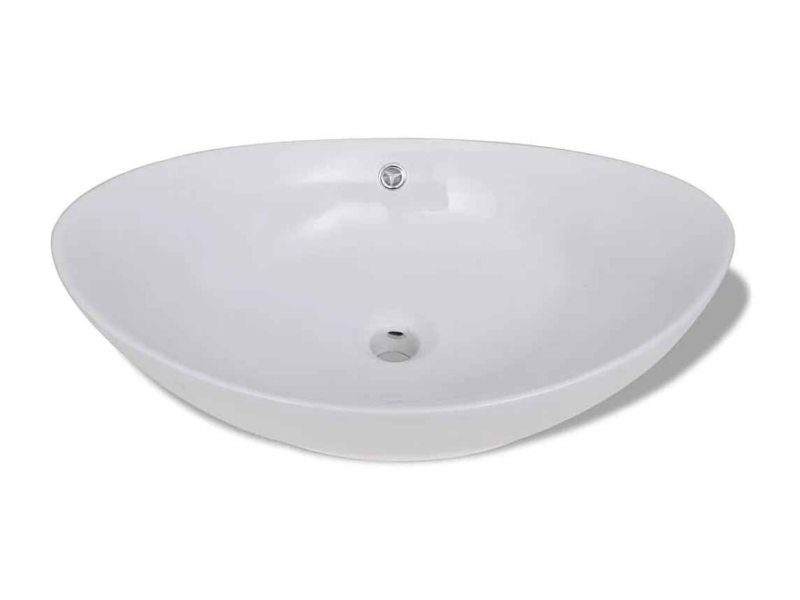 Pia ceramica em oval 59 x 38,5 cm PT723203