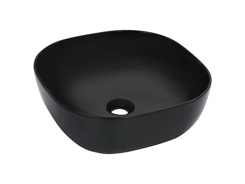 Vasque 42,5x42,5x14,5 cm Céramique Noir WVGQ8120