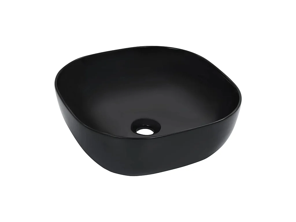 Vasque 42,5x42,5x14,5 cm Céramique Noir WVGQ8120