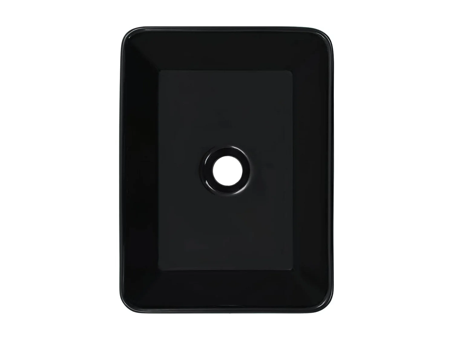 Vasque 40x30x13 cm Céramique Noir WVGQ9018