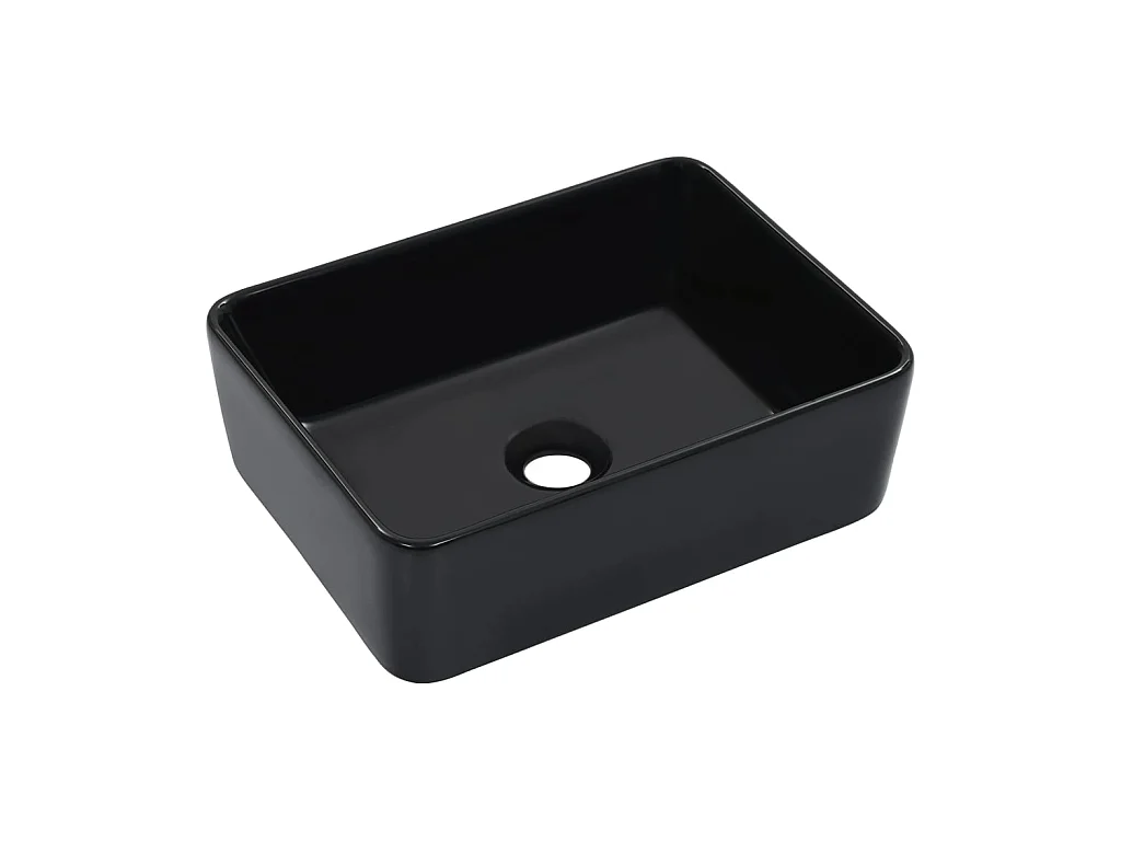 Vasque 40x30x13 cm Céramique Noir WVGQ9018
