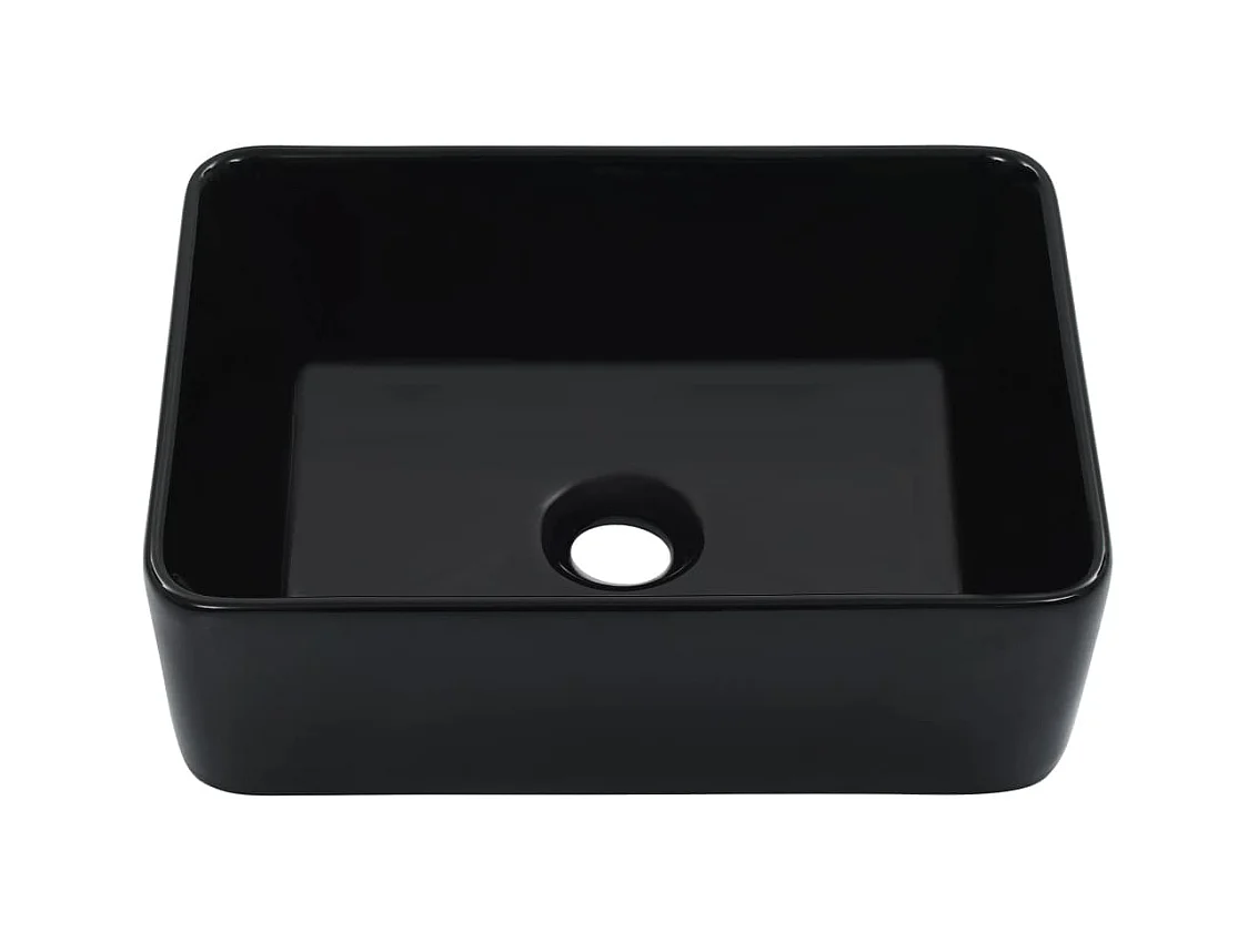Vasque 40x30x13 cm Céramique Noir WVGQ9018