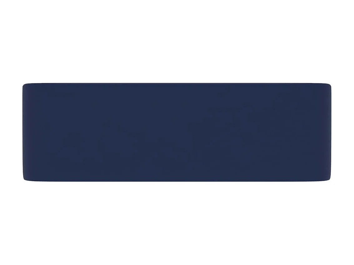 Lavabo de lujo de cerámica azul oscuro mate 41x30x12 cm ES66450