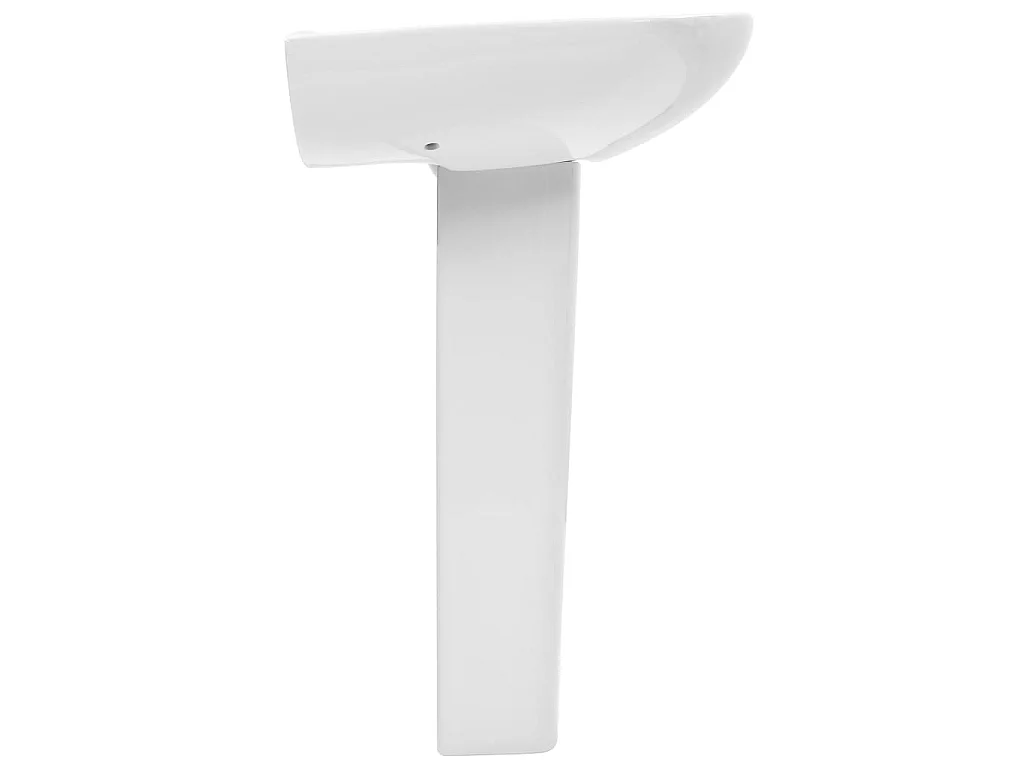 Lavabo de pie de cerámica blanco 650x520x200 mm ES66588