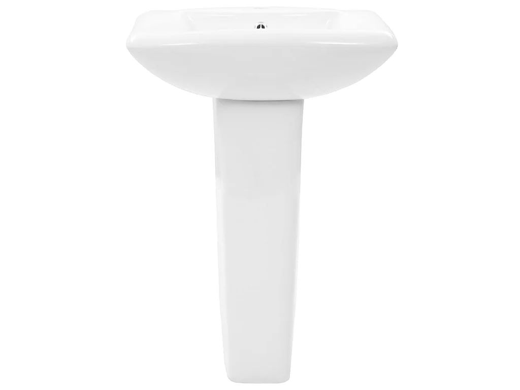 Lavabo de pie de cerámica blanco 580x470x200 mm ES308504