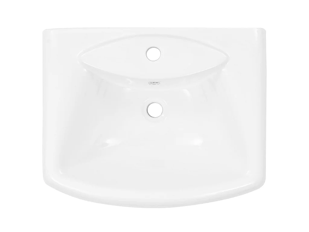 Lavabo de pie de cerámica blanco 580x470x200 mm ES308504