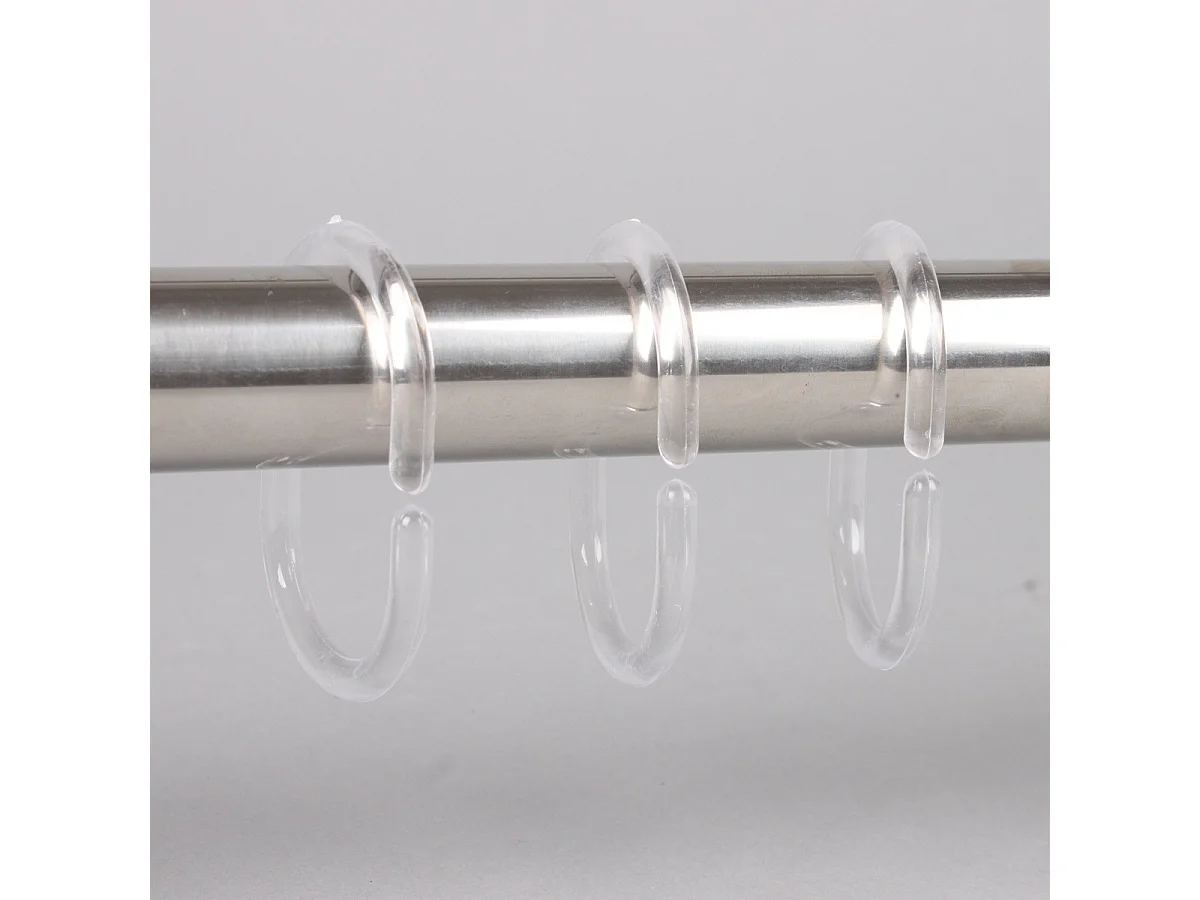 Rideau de douche uni en polyester ESSENTIEL