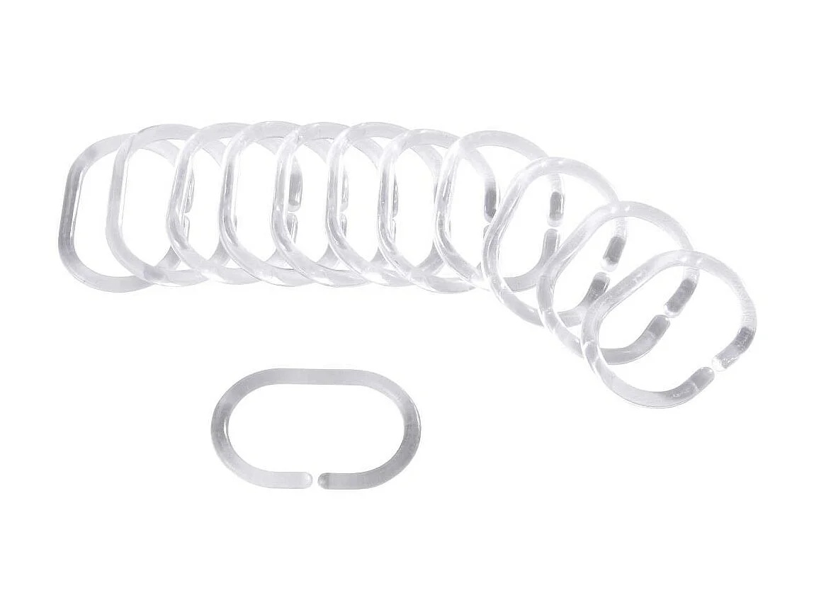 Rideau de douche uni en polyester ESSENTIEL