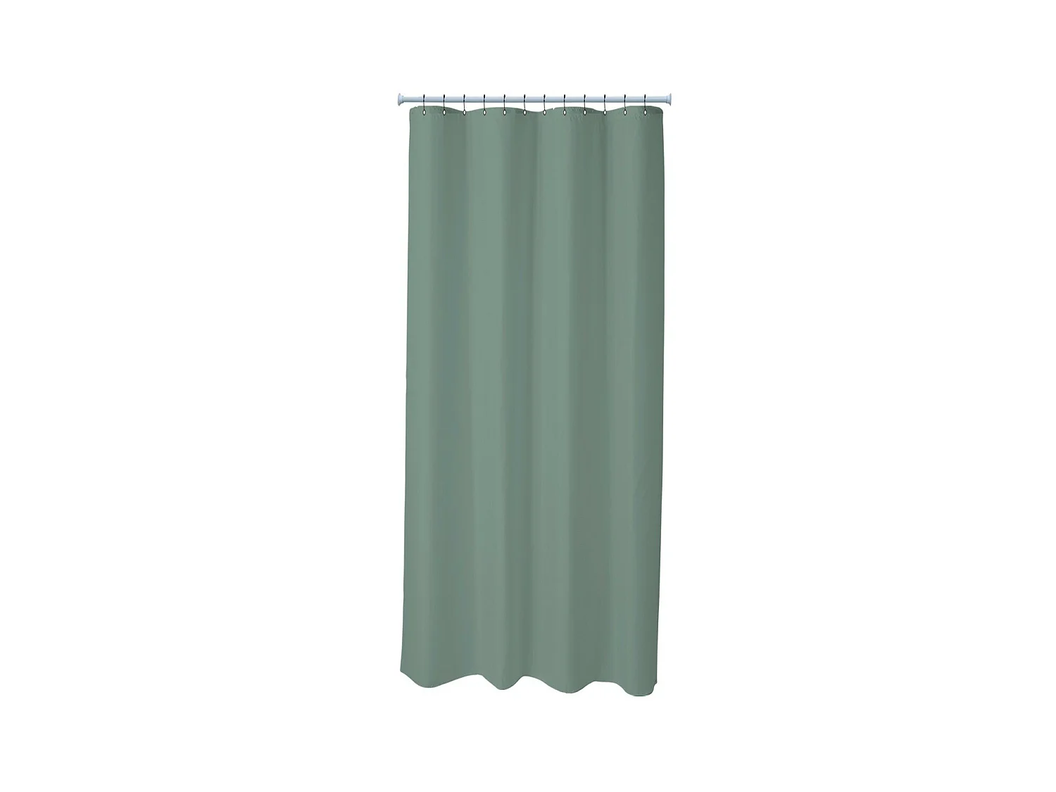 Rideau de douche uni en polyester ESSENTIEL