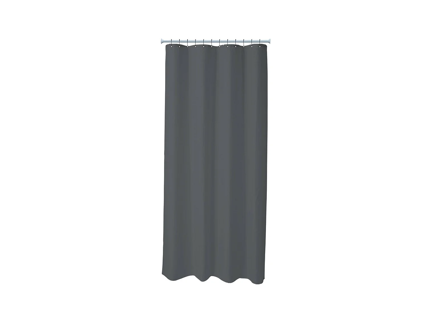 Rideau de douche uni en polyester ESSENTIEL