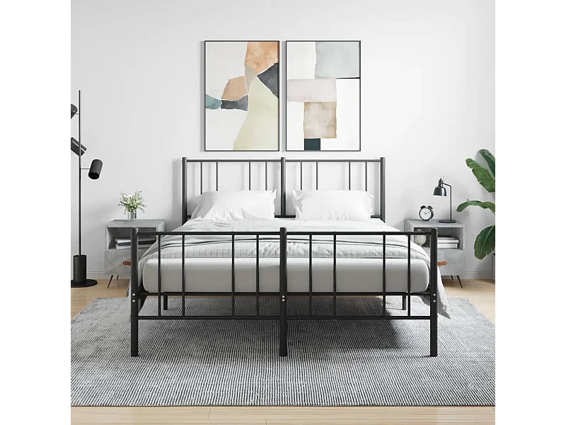 Lot de 2 Tables de chevet gris béton 40x35x47,5cm bois d’ingénierie WVGQ1447