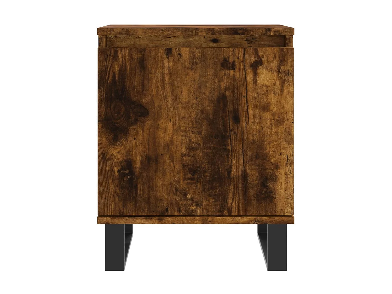 Lot de 2 Tables de chevet chêne fumé 40x30x50 cm bois d'ingénierie WVGQ7336