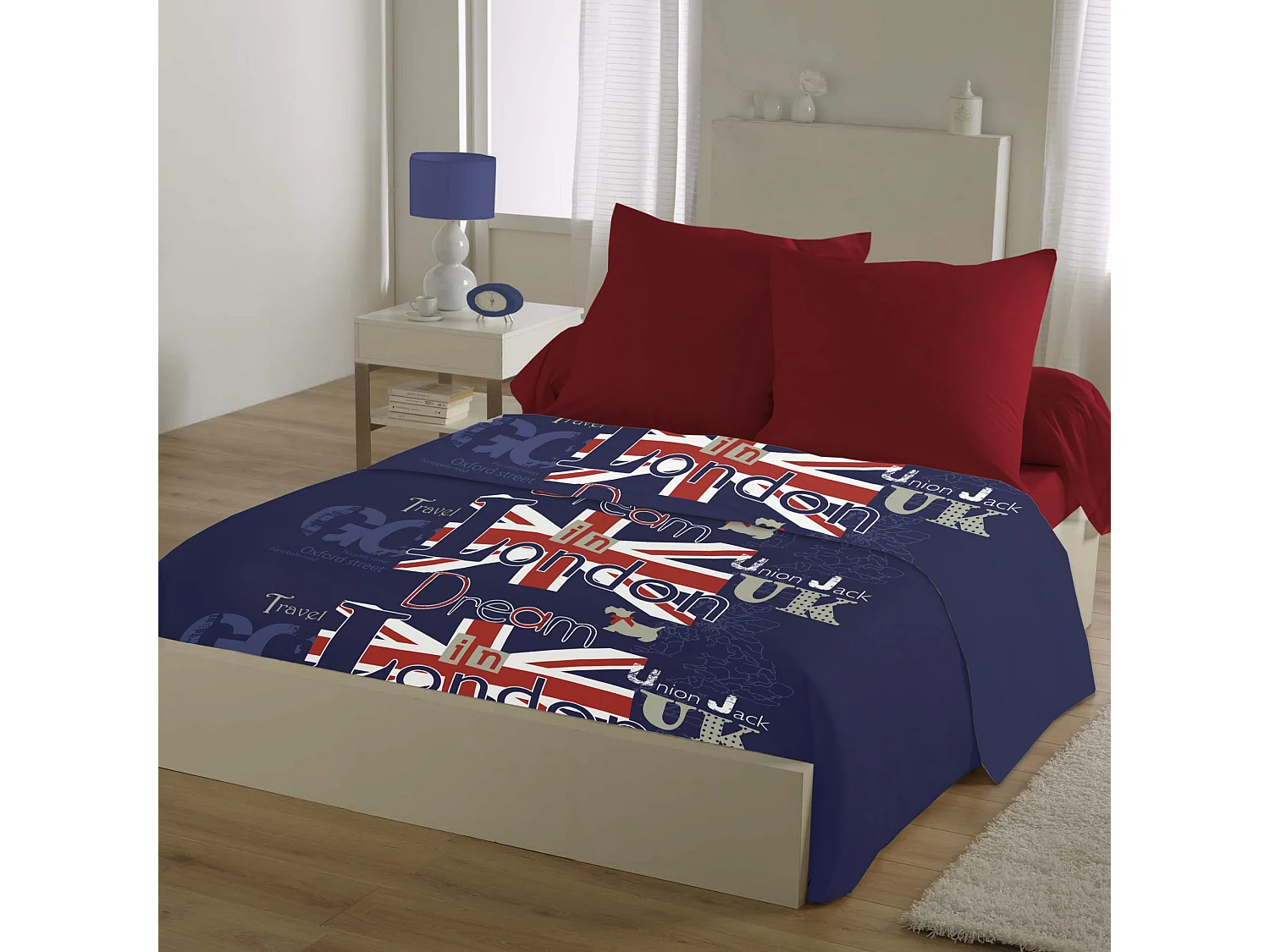 Parure de drap 240x300 cm 100% Microfibre Dream In London