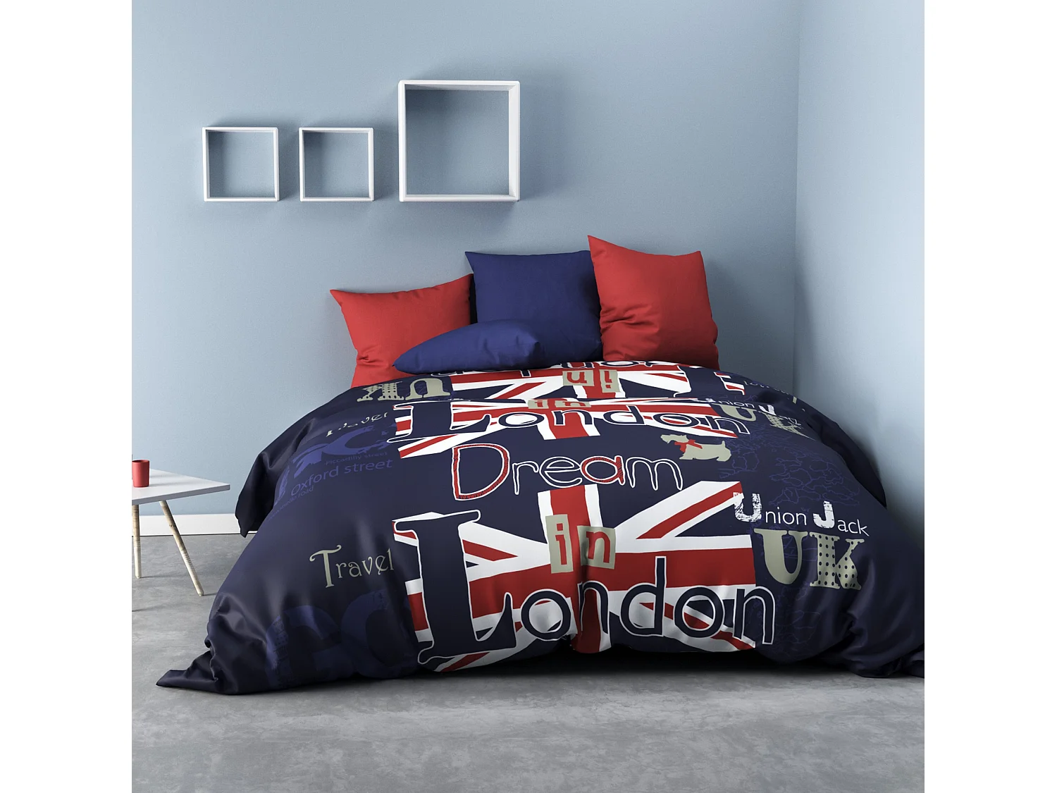 Dekbedovertrekset 240x300 cm Microvezel Dream In London