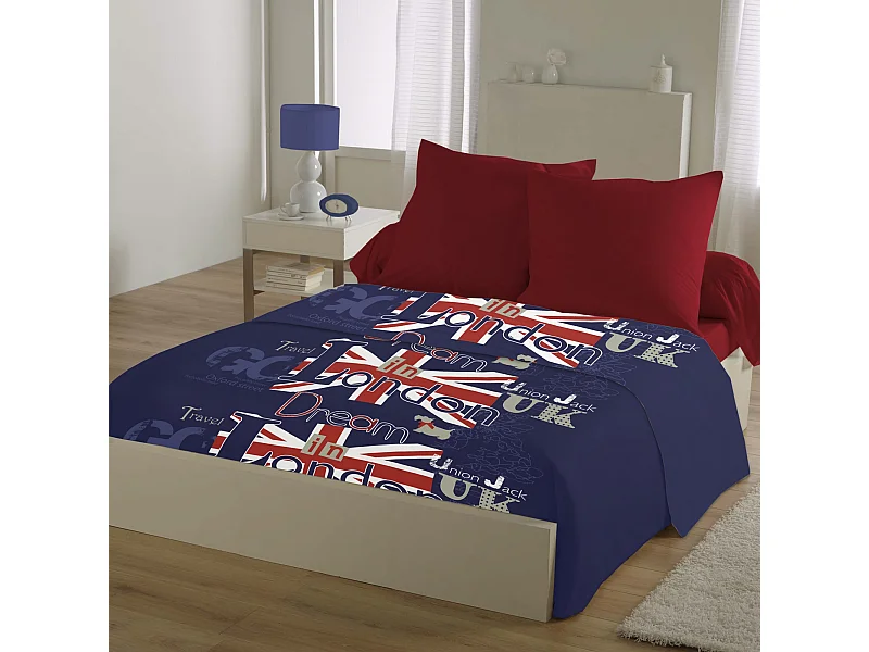 Parure lenzuola 240x300 cm Microfibra Dream In London