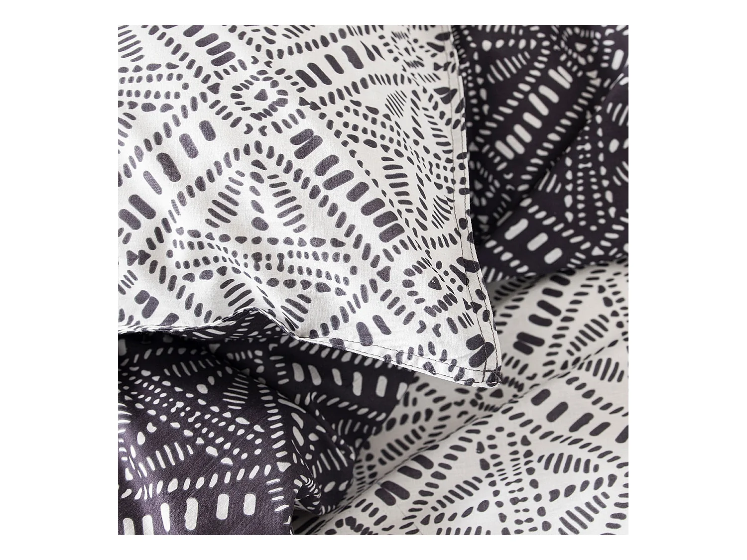 Parure de couette Réversible Today 100% Coton 57 fils 5.3 : Taille - 240 x 260 cm