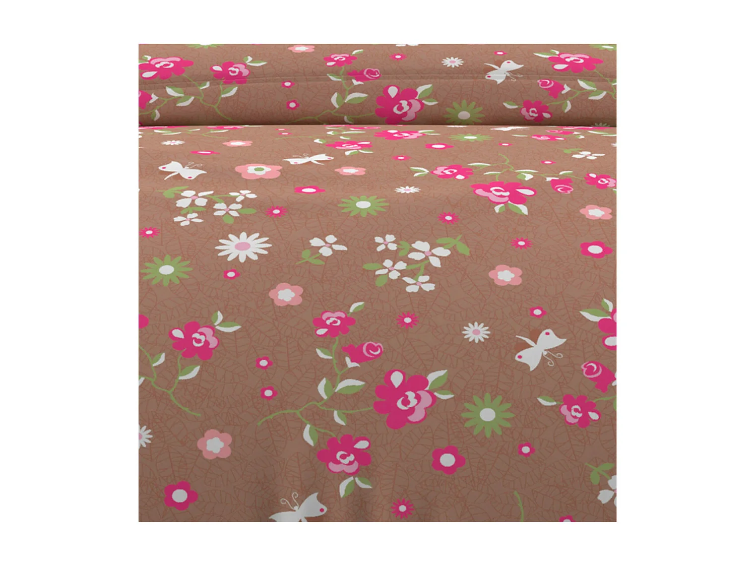 Funda nórdica y 2 fundas de almohada LEA color topo