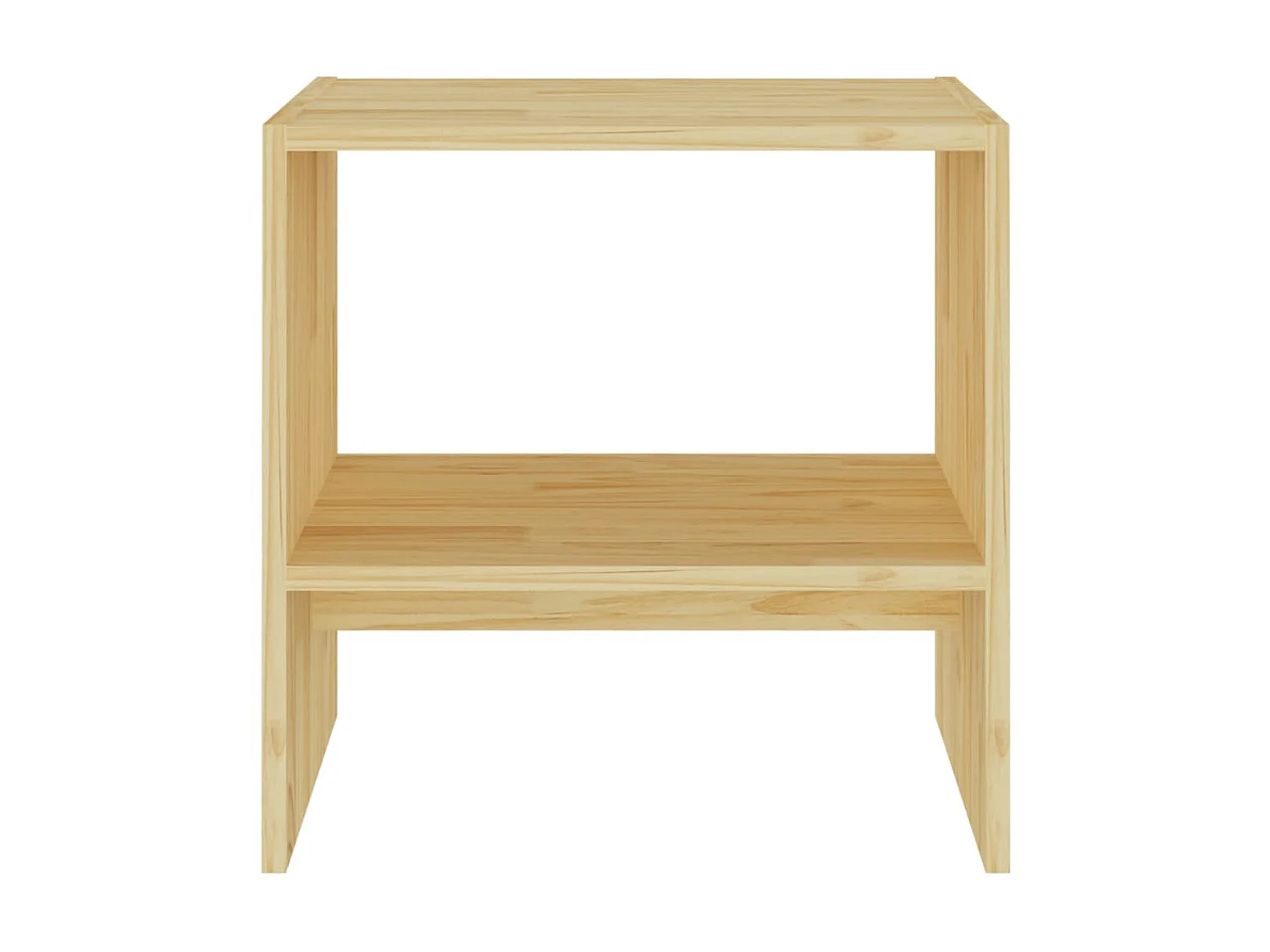 Lot de 2 Tables de chevet 40x30,5x40 cm Bois de pin massif WVGQ5337