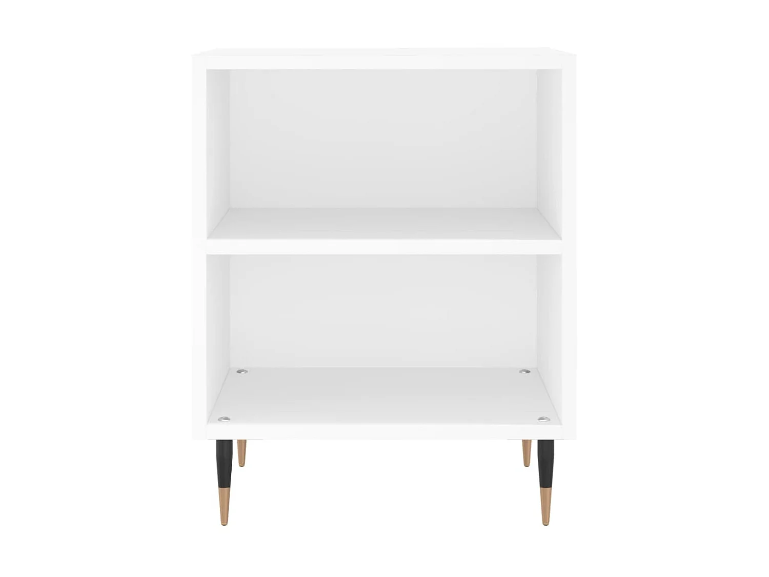 Lot de 2 Tables de chevet blanc 40x30x50 cm bois d'ingénierie WVGQ9730