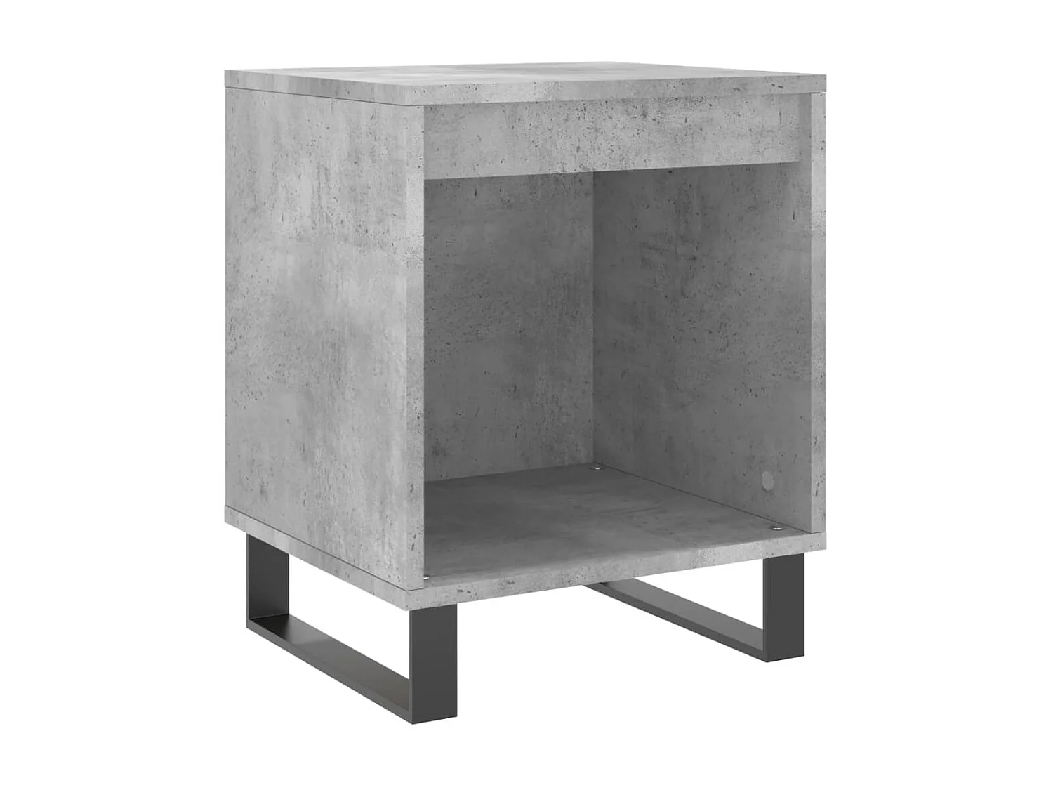 Lot de 2 Tables de chevet gris béton 40x35x50 cm bois d’ingénierie WVGQ5383