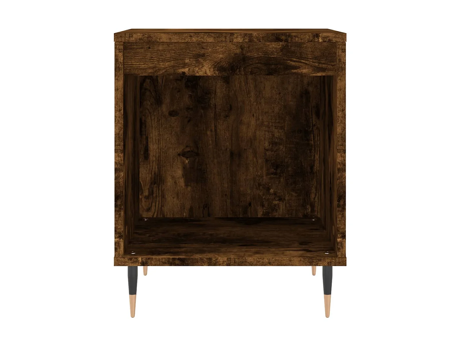 Lot de 2 Tables de chevet chêne fumé 40x35x50 cm bois ingénierie WVGQ3796