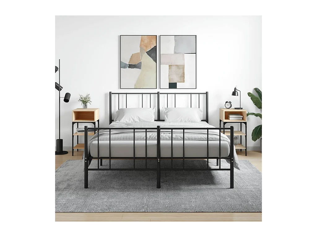 Lot de 2 Tables de chevet chêne sonoma 35x34,5x70 cm WVGQ5990