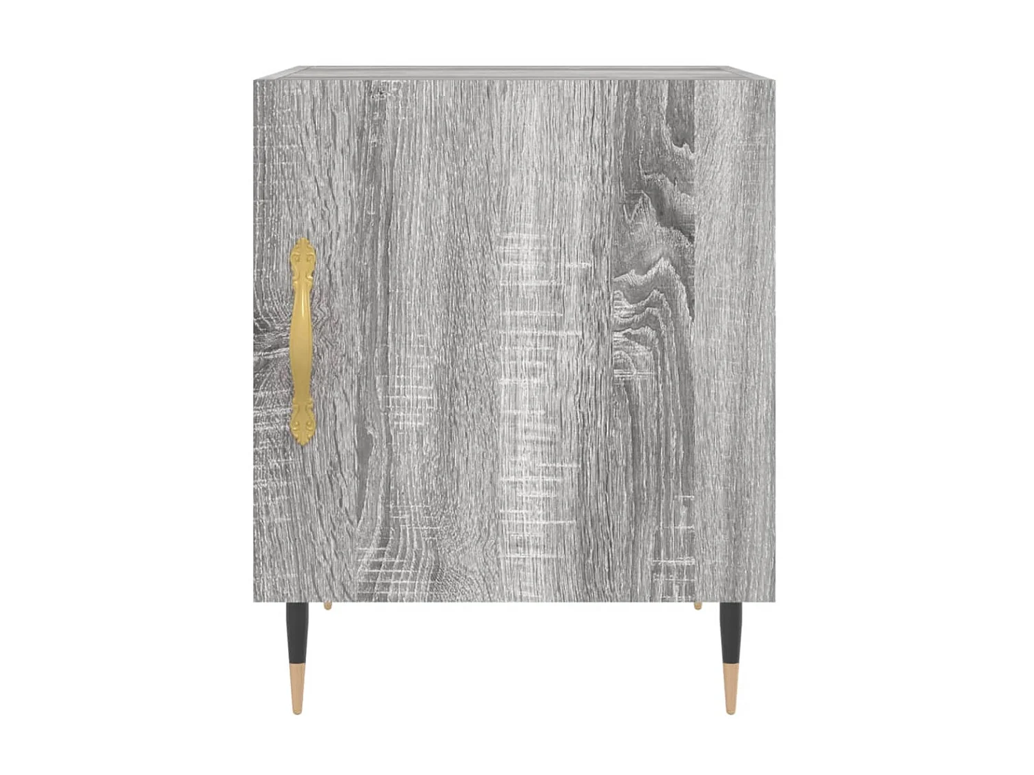 Lot de 2 Tables de chevet sonoma gris 40x40x50cm bois d'ingénierie WVGQ5540