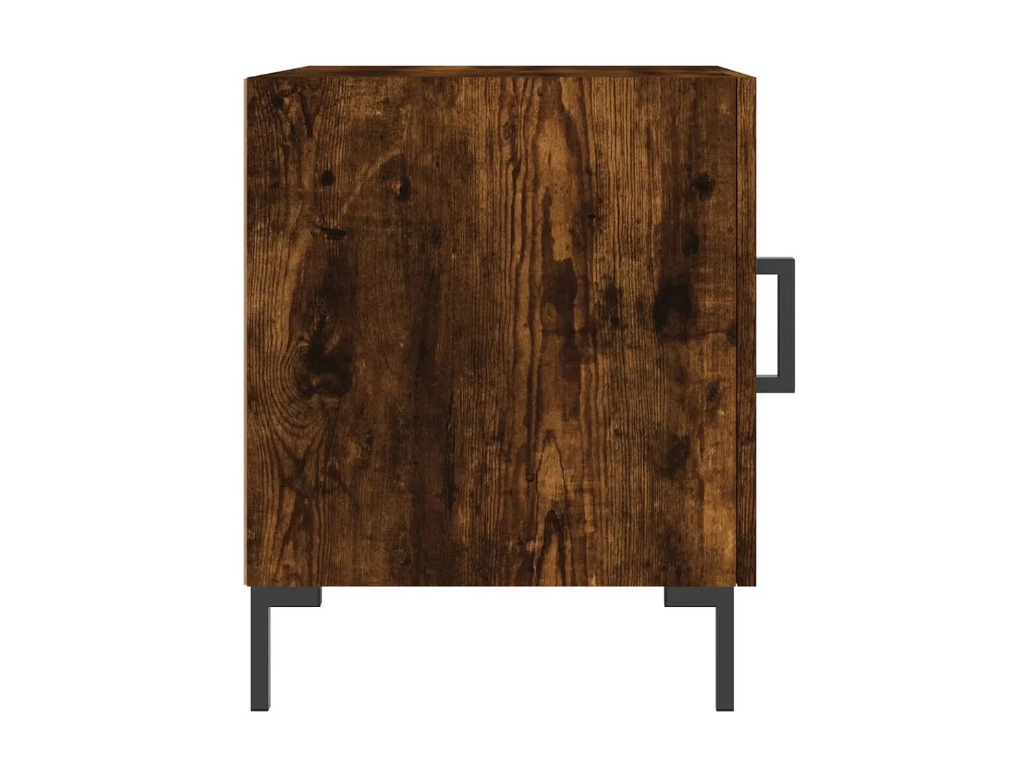 Mesa cabeceira 2pcs 40x40x50cm derivado madeira carvalho fumado PT30519