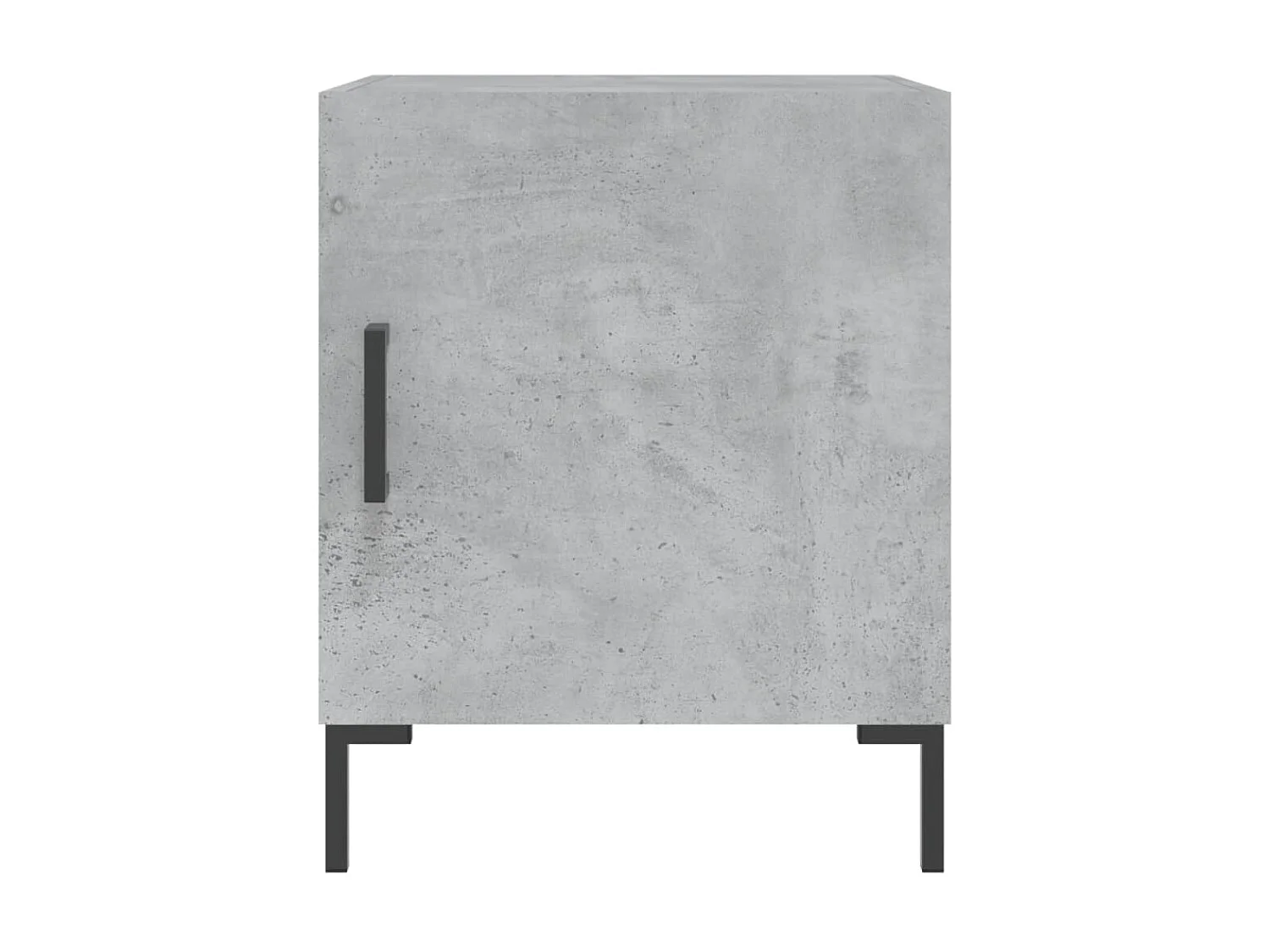 Mesa cabeceira 2pcs 40x40x50 cm derivados madeira cinza cimento PT82931