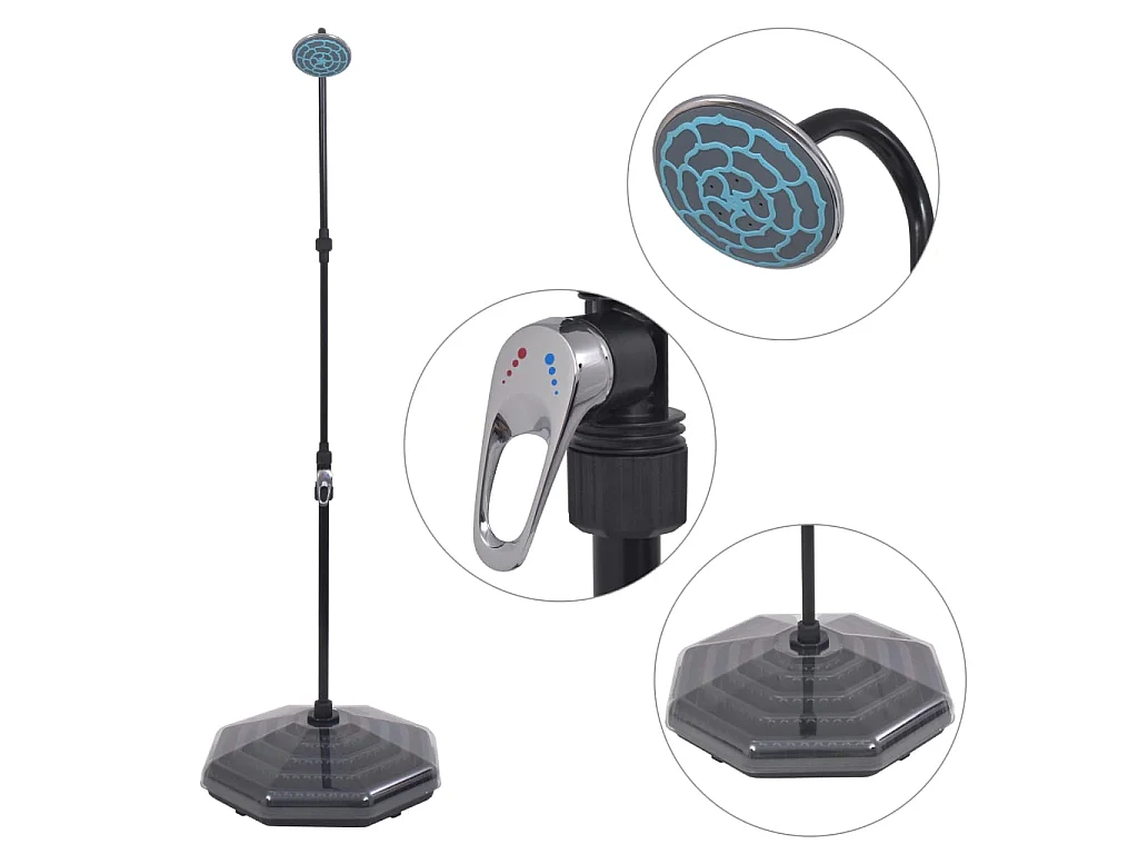 Douche solaire 20 L Aluminium HDPE WVGQ1282