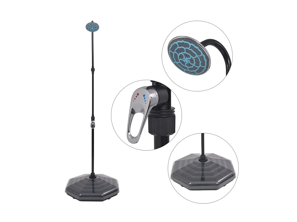 Douche solaire 20 L Aluminium HDPE WVGQ1282