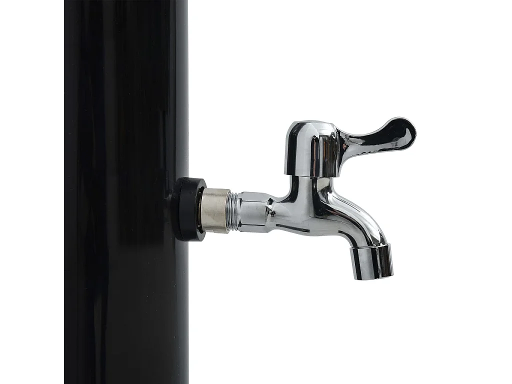 Douche solaire Noir 220 cm 20 L WVGQ6164