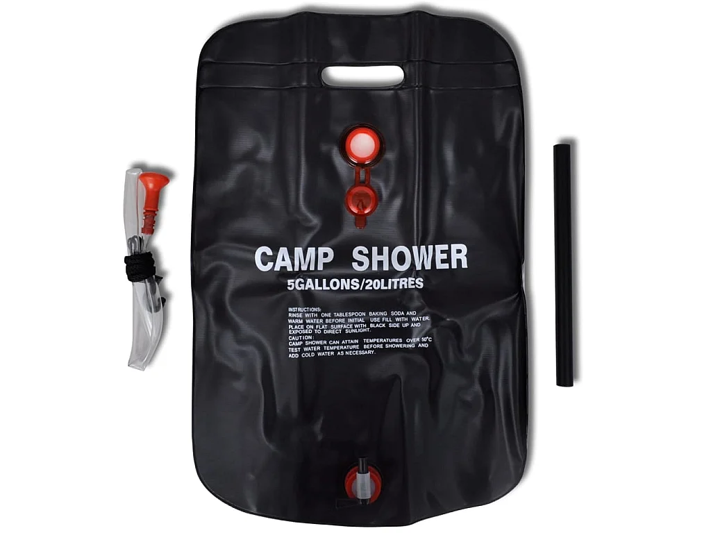 Douche solaire d'extérieur de camping 20 L 2 pcs  WVGQ2549