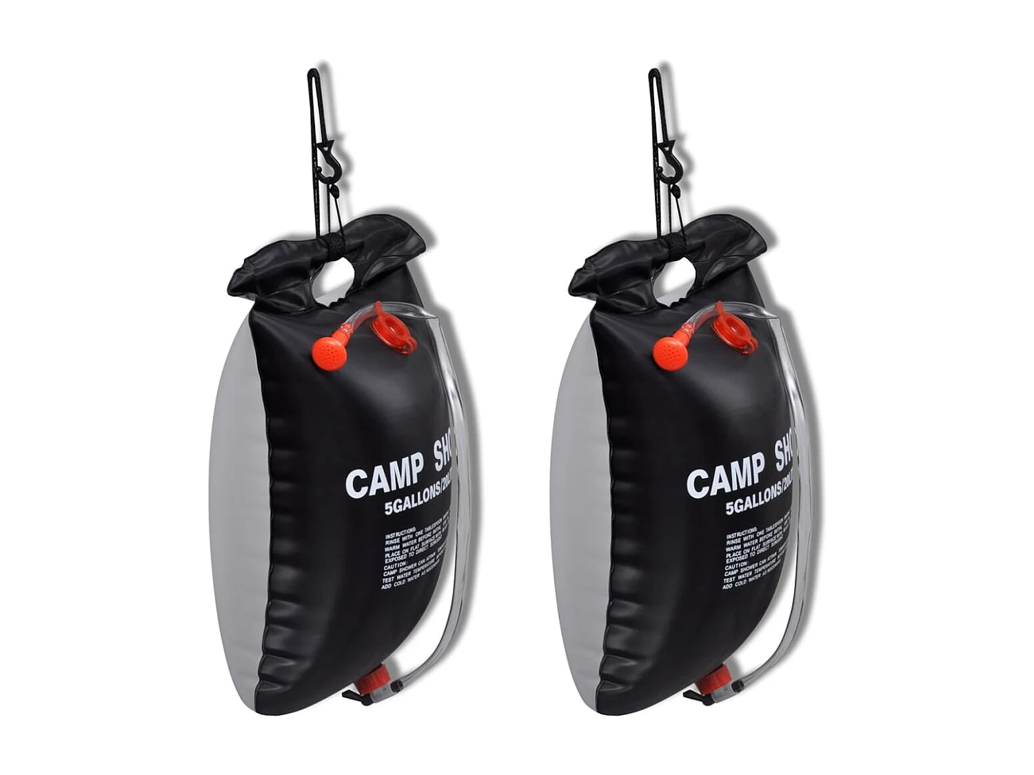 Douche solaire d'extérieur de camping 20 L 2 pcs  WVGQ2549