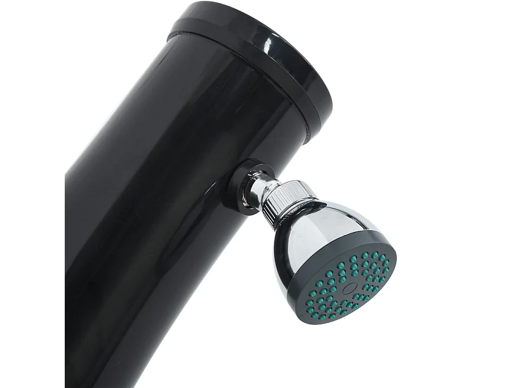 Ducha solar negra 214 cm 20 L ES811998