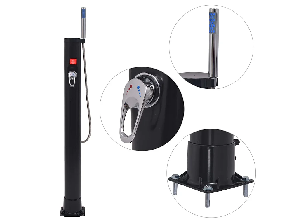 Solar douche 8 L PVC staal NL337424