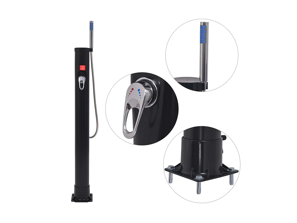 Douche solaire 8 L PVC Acier WVGQ5212