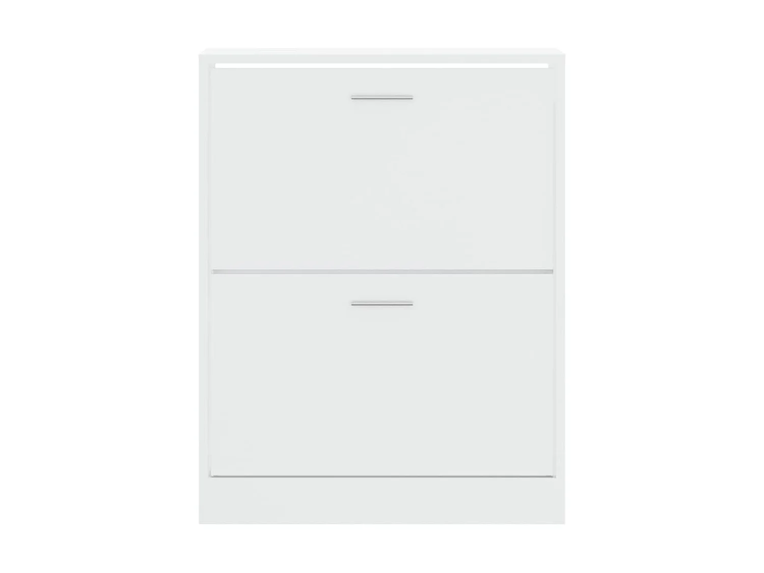 Schuhschrank Schuhregal Hochglanz-Weiß 63x24x81 cm Holzwerkstoff -gkd89696