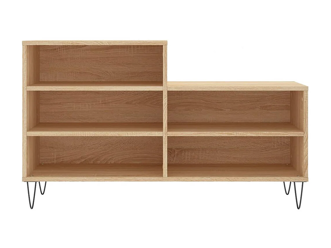 Meuble à chaussures Chêne sonoma 102x36x60cm Bois d'ingénierie WVGQ5233