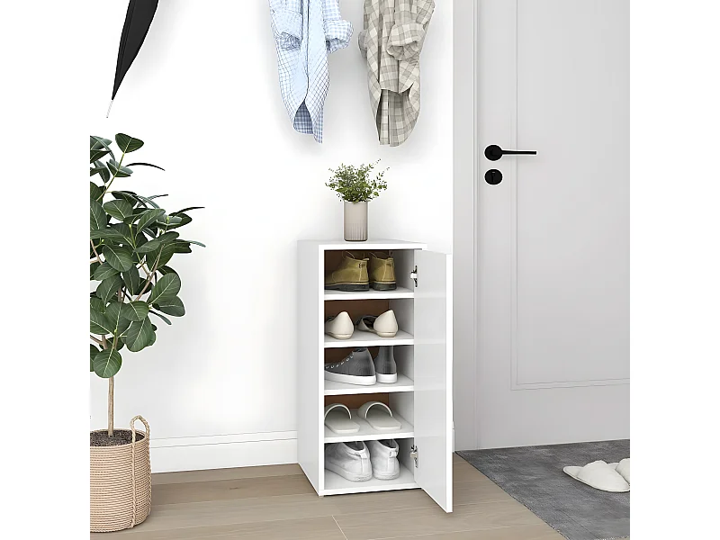 Schuhschrank Schuhregal Weiß 32x35x70 cm Holzwerkstoff -gkd49711