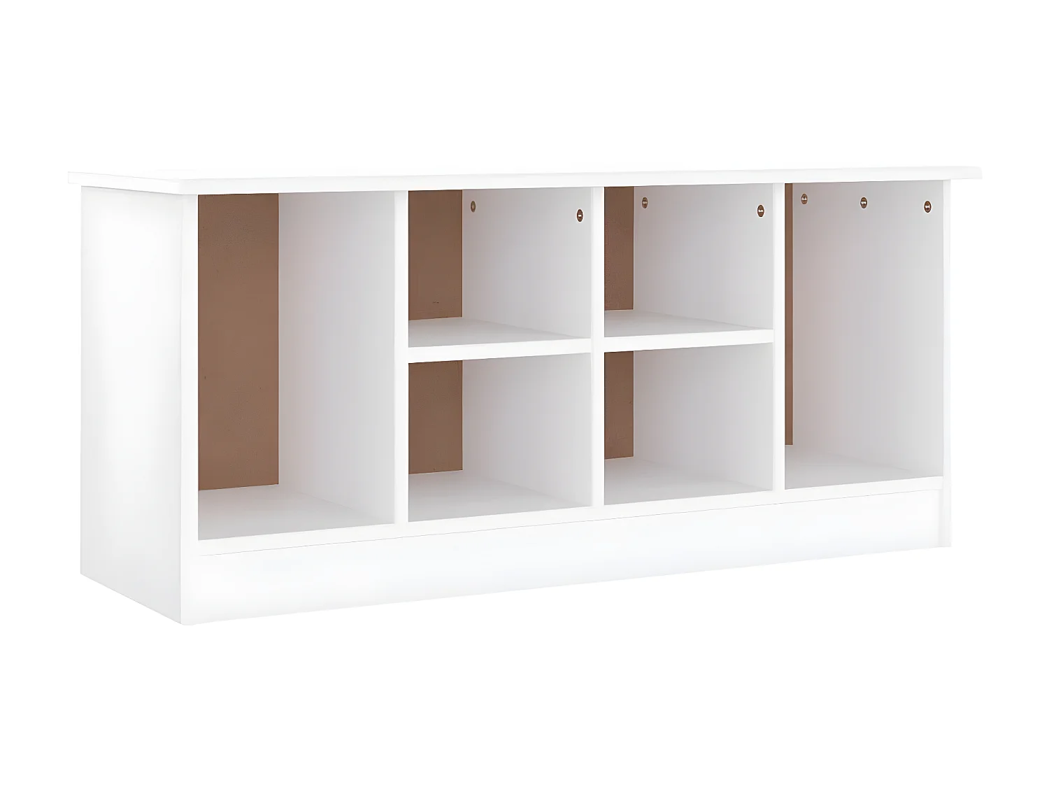 Banc à chaussures ALTA blanc 100x35x45 cm bois massif de pin WVGQ7732