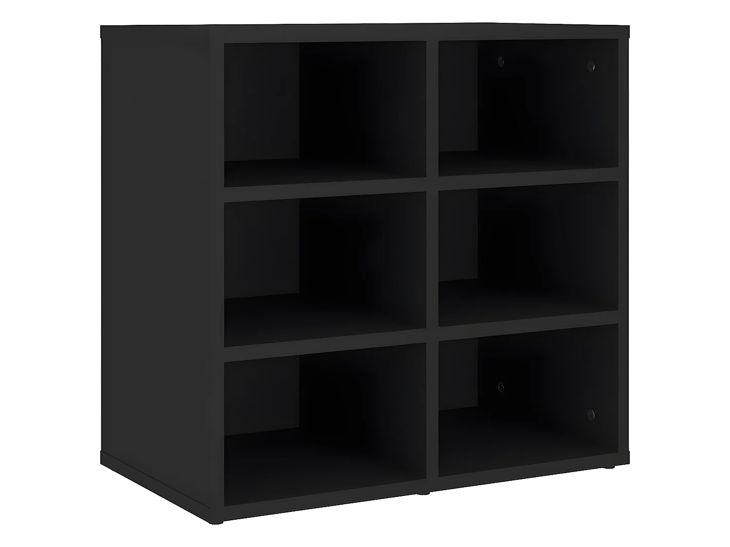 Meuble à chaussures noir 52,5x30x50 cm WVGQ8192