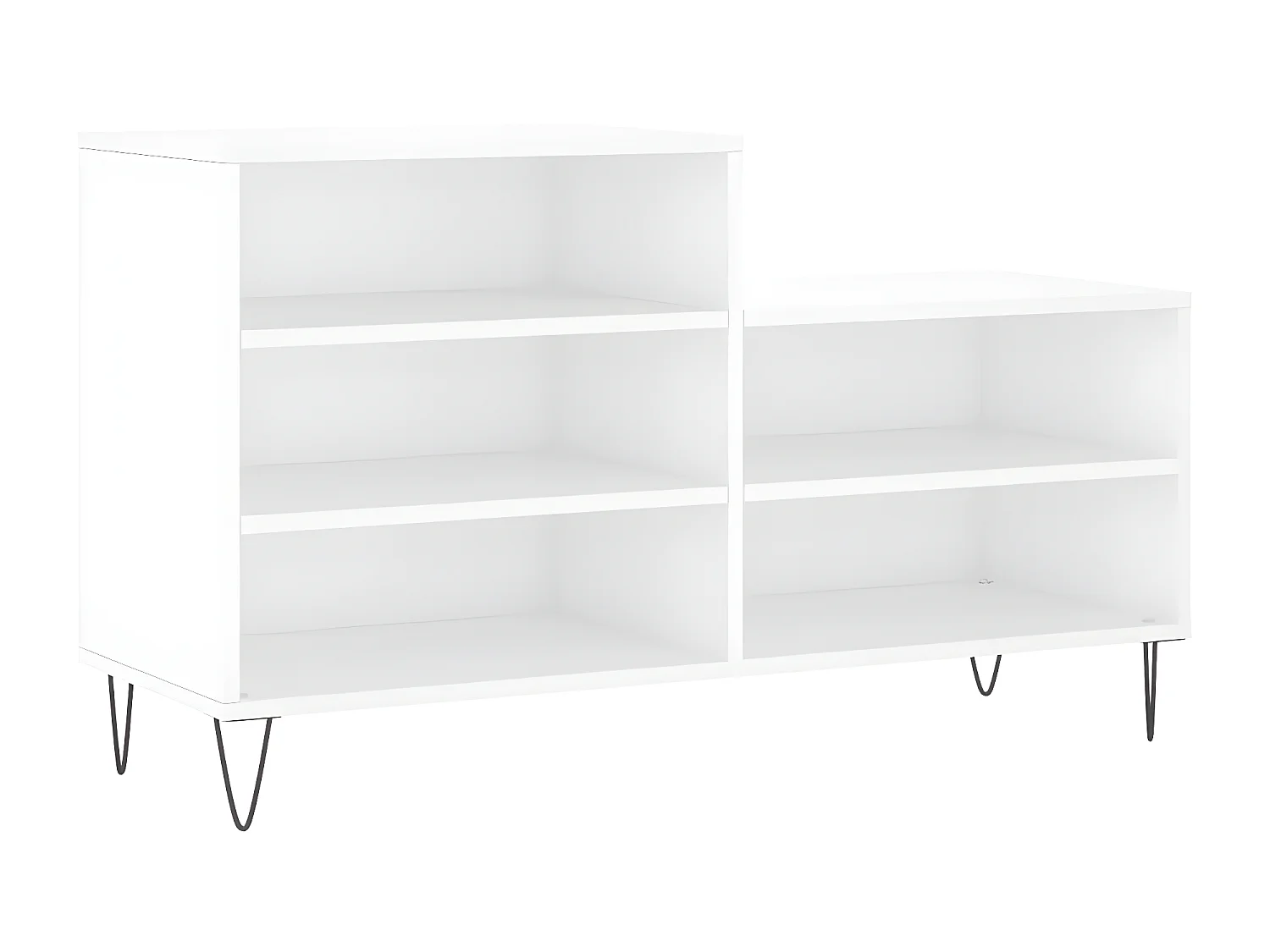 Schoenenkast 102x36x60 cm bewerkt hout wit NL169736