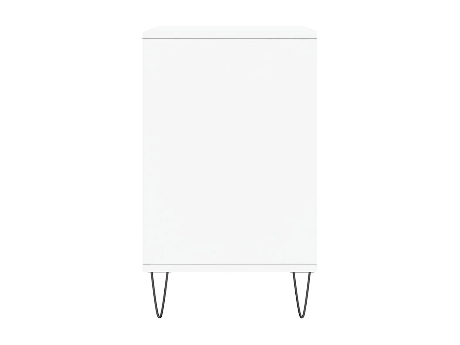 Mueble zapatero madera contrachapada blanco brillo 102x36x60 cm ES666215