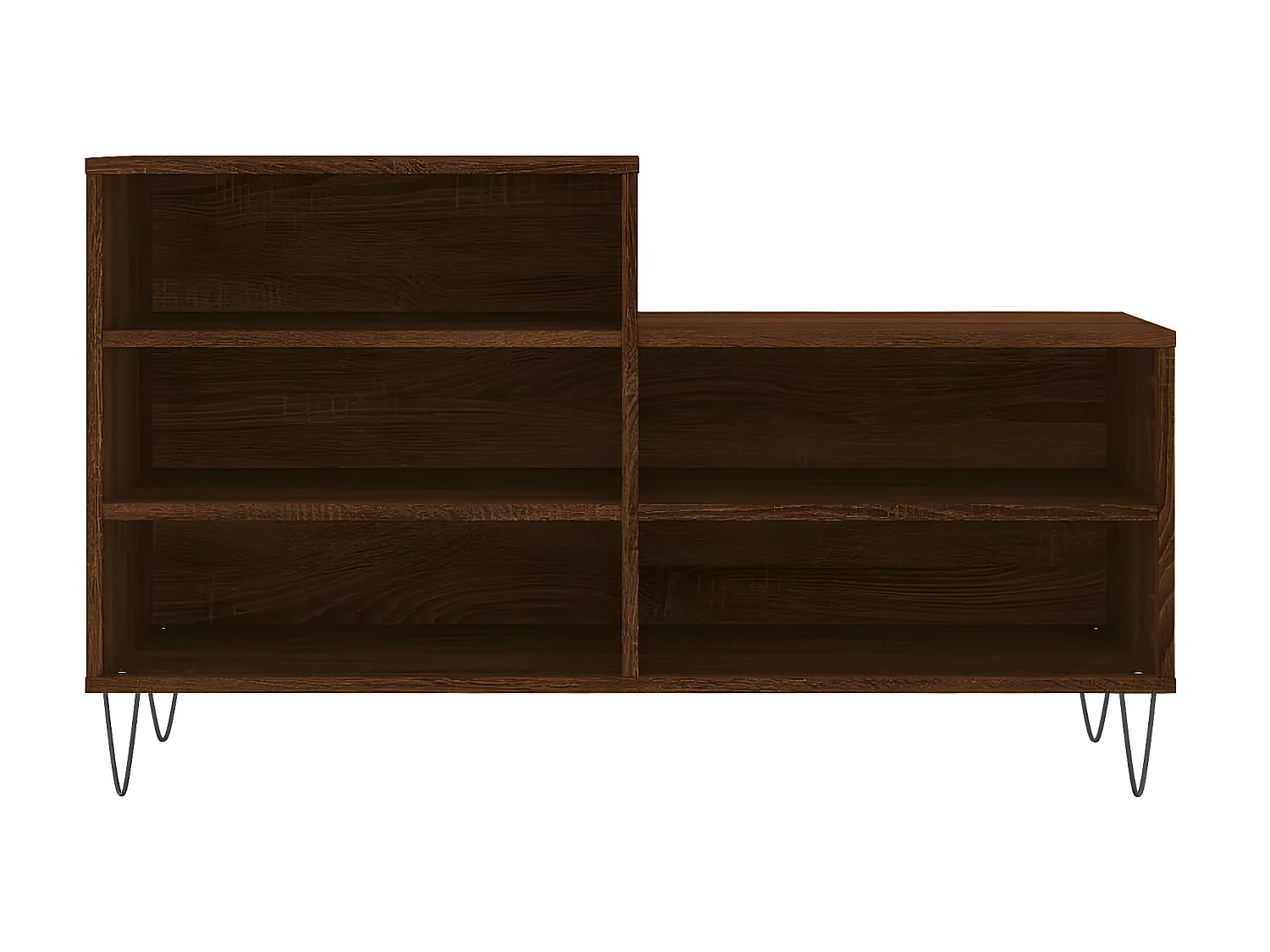 Meuble à chaussures Chêne marron 102x36x60cm Bois d'ingénierie WVGQ4431