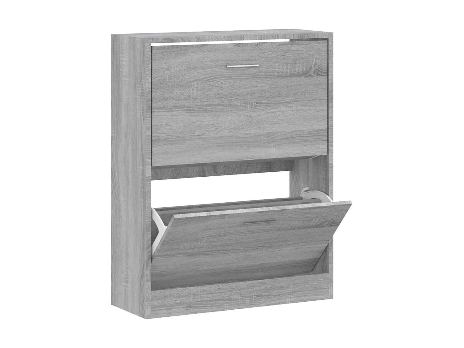 Schuhschrank Schuhregal Grau Sonoma 63x24x81 cm Holzwerkstoff -gkd11496