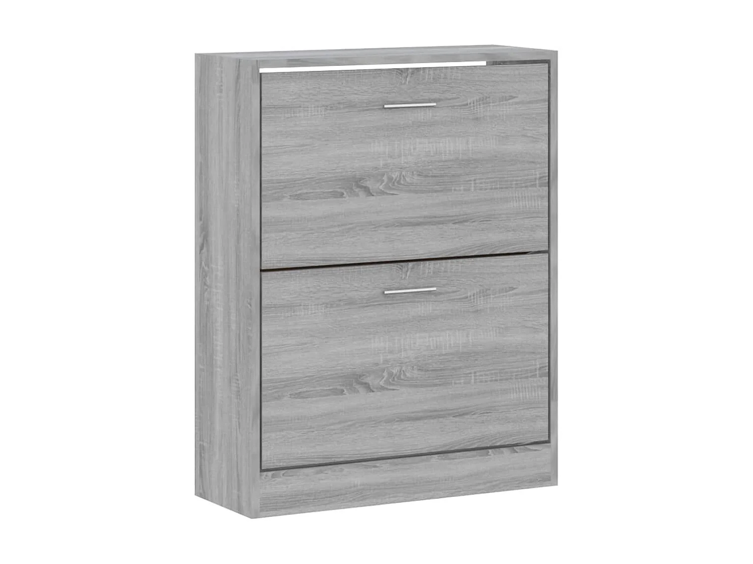 Schuhschrank Schuhregal Grau Sonoma 63x24x81 cm Holzwerkstoff -gkd11496
